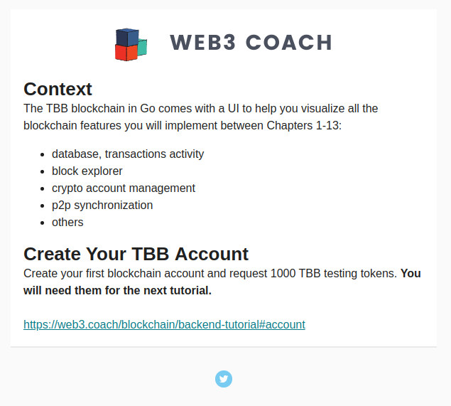 create tbb acc